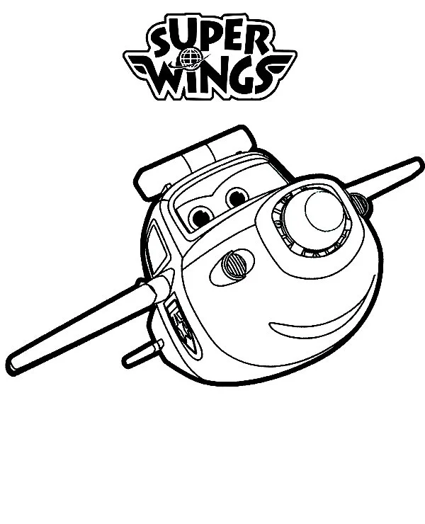 Super Wings Coloring Pages 13