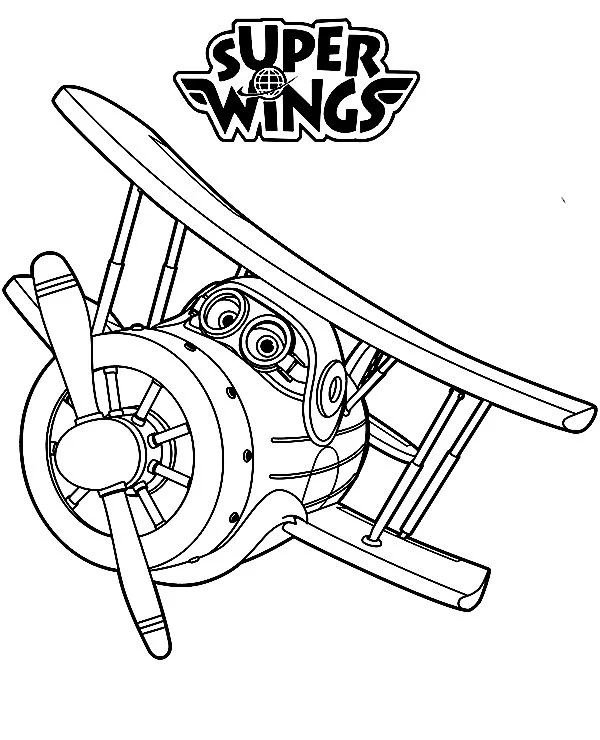 Super Wings Coloring Pages 14