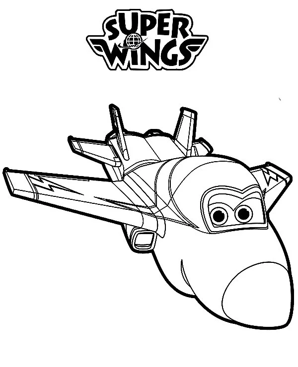 Super Wings Coloring Pages 15