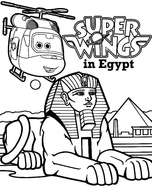 Super Wings Coloring Pages 19