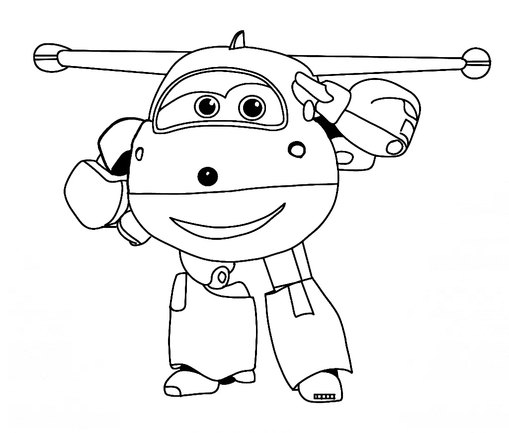 Super Wings Coloring Pages 2