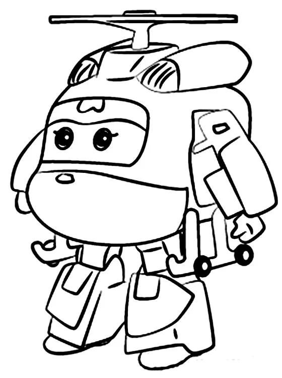 Super Wings Coloring Pages 21