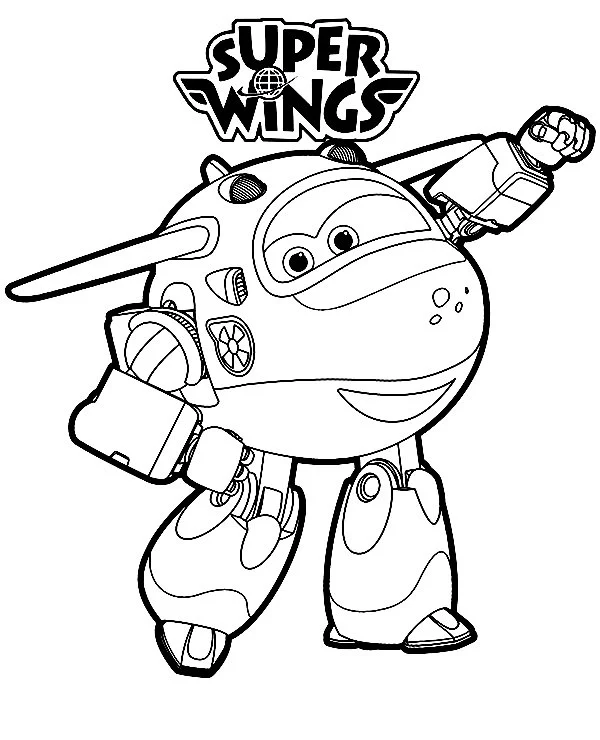 Super Wings Coloring Pages 22