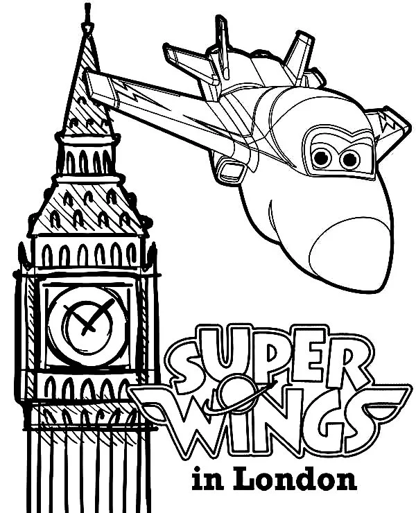 Super Wings Coloring Pages 26