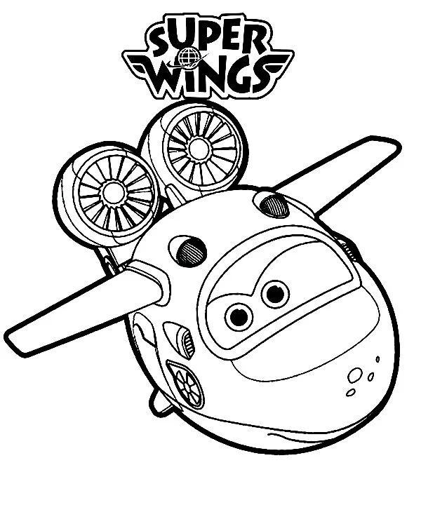 Super Wings Coloring Pages 29