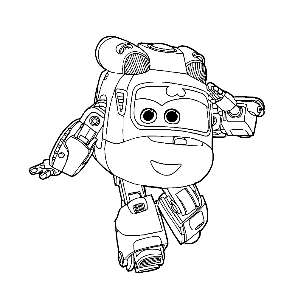 Super Wings Coloring Pages 3