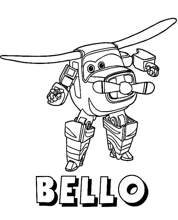 Super Wings Coloring Pages 30