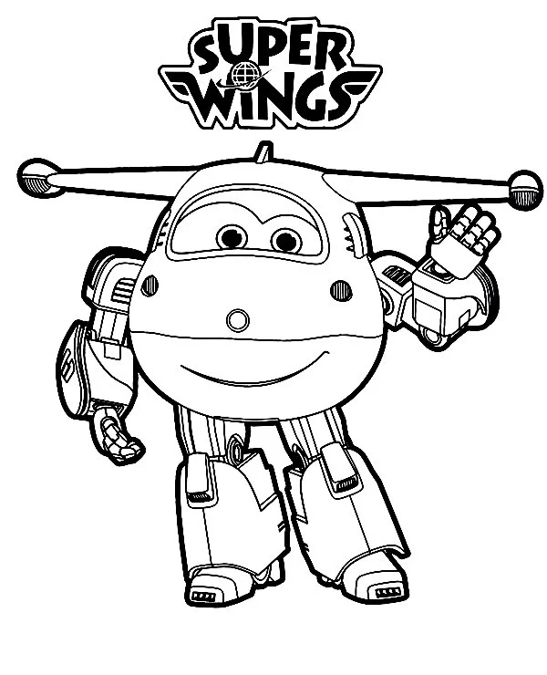 Super Wings Coloring Pages 31