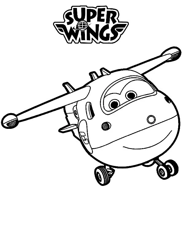 Super Wings Coloring Pages 32