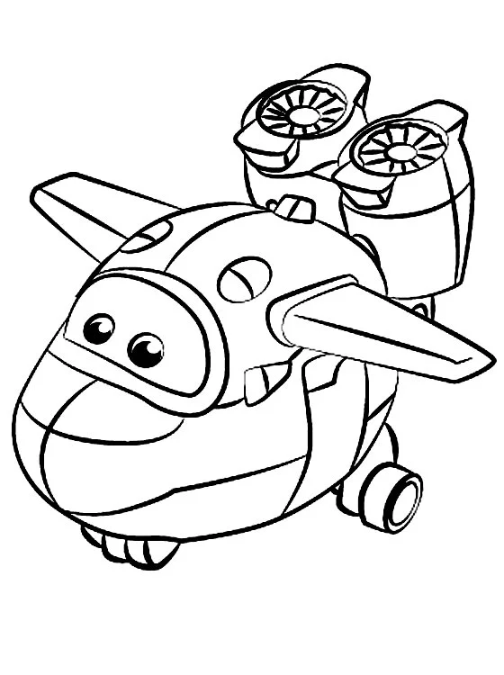 Super Wings Coloring Pages 34