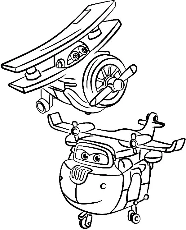 Super Wings Coloring Pages 35