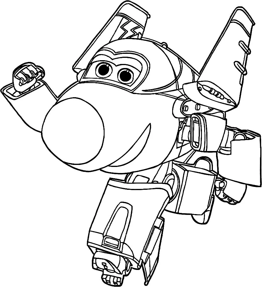 Super Wings Coloring Pages 37