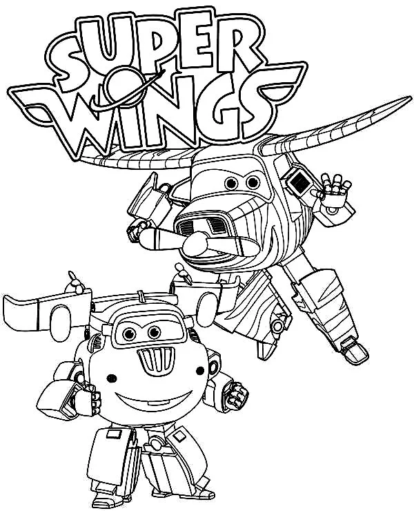Super Wings Coloring Pages 38