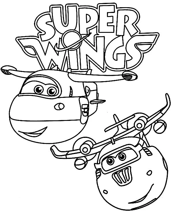 Super Wings Coloring Pages 39