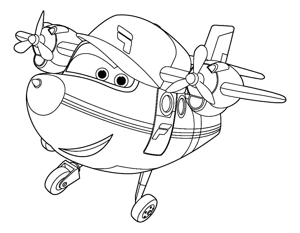 Super Wings Coloring Pages 40