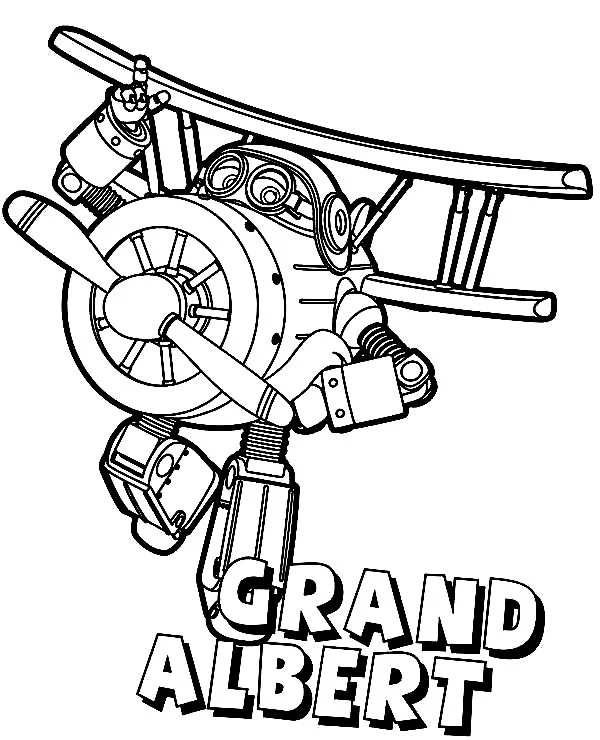 Super Wings Coloring Pages 43