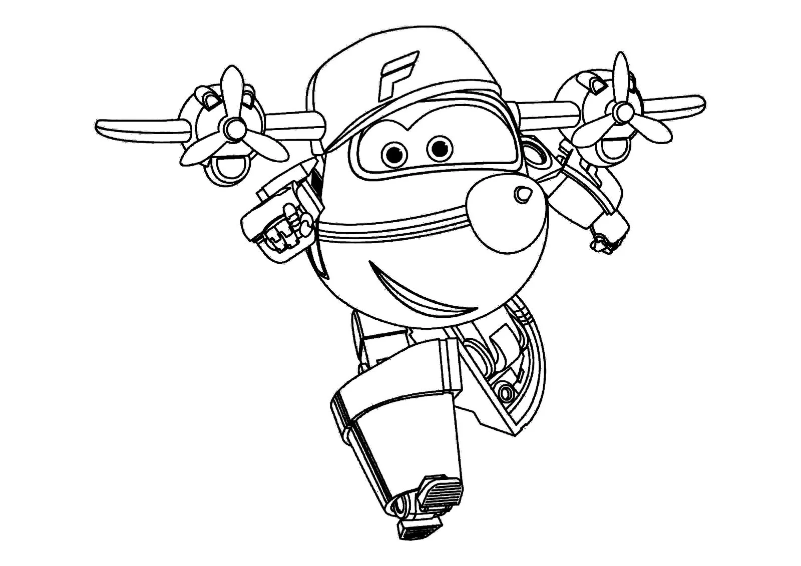 Super Wings Coloring Pages 44