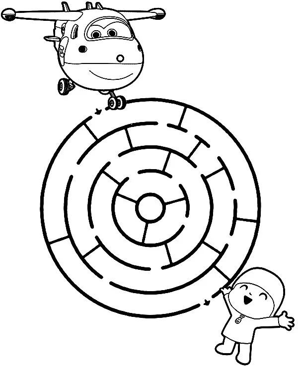 Super Wings Coloring Pages 46