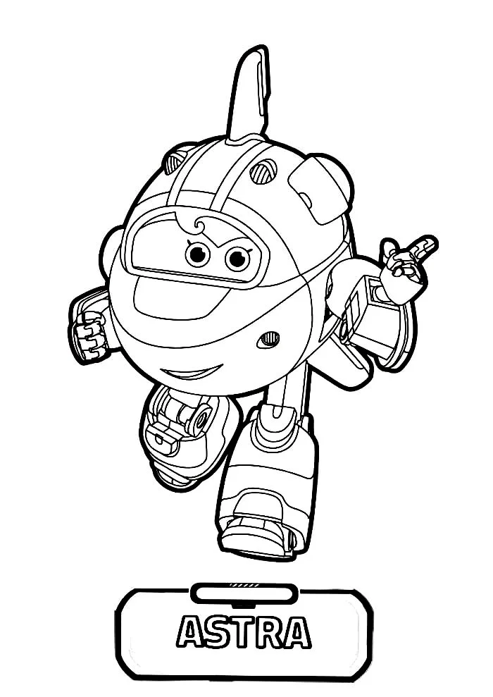 Super Wings Coloring Pages 5