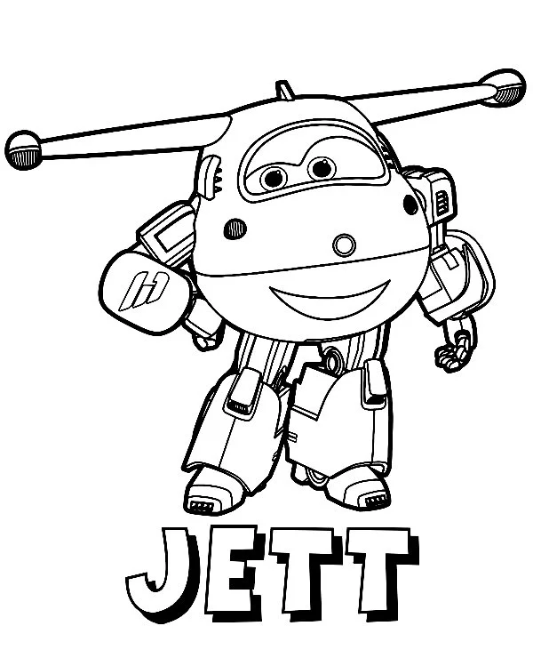 Super Wings Coloring Pages 9