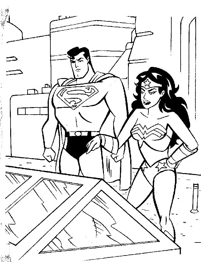 Desenhos de Superman Para Colorir 13