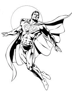 Desenhos de Superman Para Colorir 16