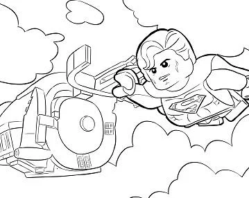 Desenhos de Superman Para Colorir 18