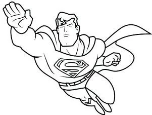 Desenhos de Superman Para Colorir 21