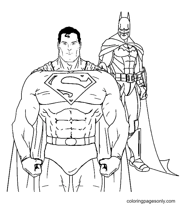 Desenhos de Superman Para Colorir 24
