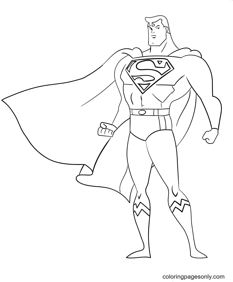Desenhos de Superman Para Colorir 26