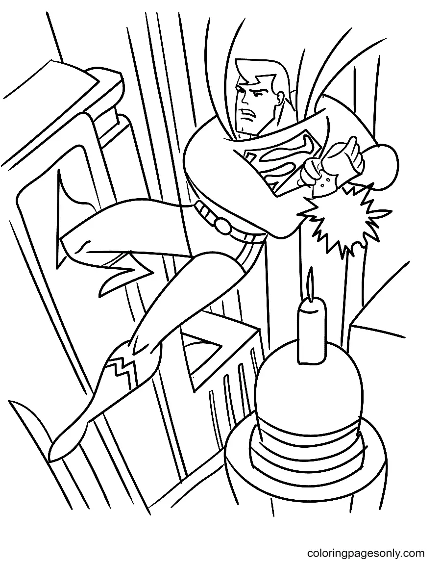 Desenhos de Superman Para Colorir 33