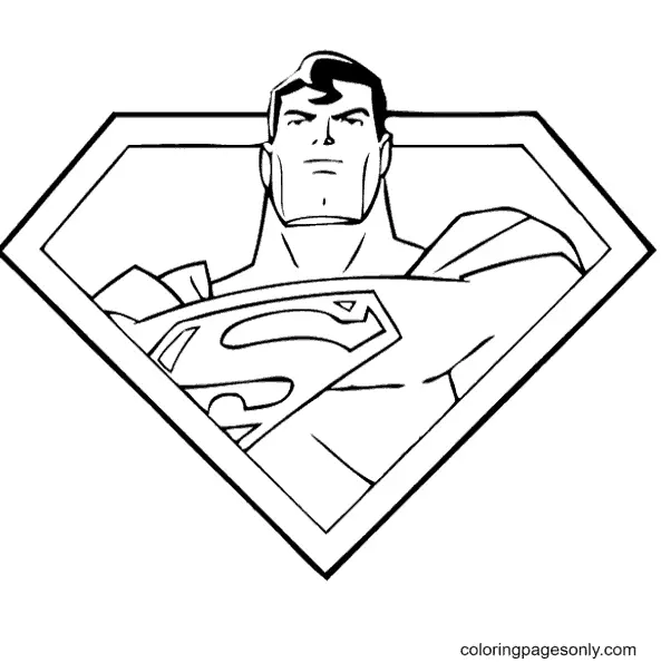 Desenhos de Superman Para Colorir 36