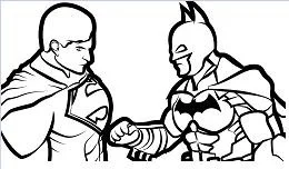 Desenhos de Superman Para Colorir 4