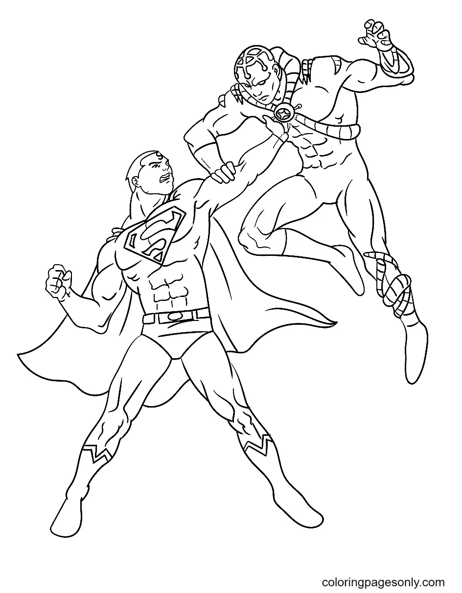 Superman Para Colorear 49