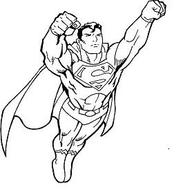 Desenhos de Superman Para Colorir 5