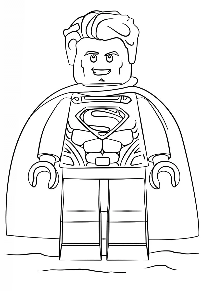 Desenhos de Superman Para Colorir 6