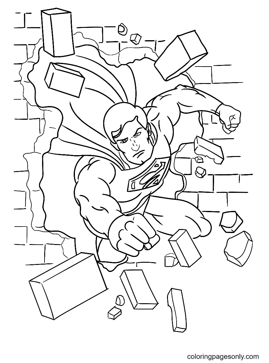Superman Coloring Pages 60