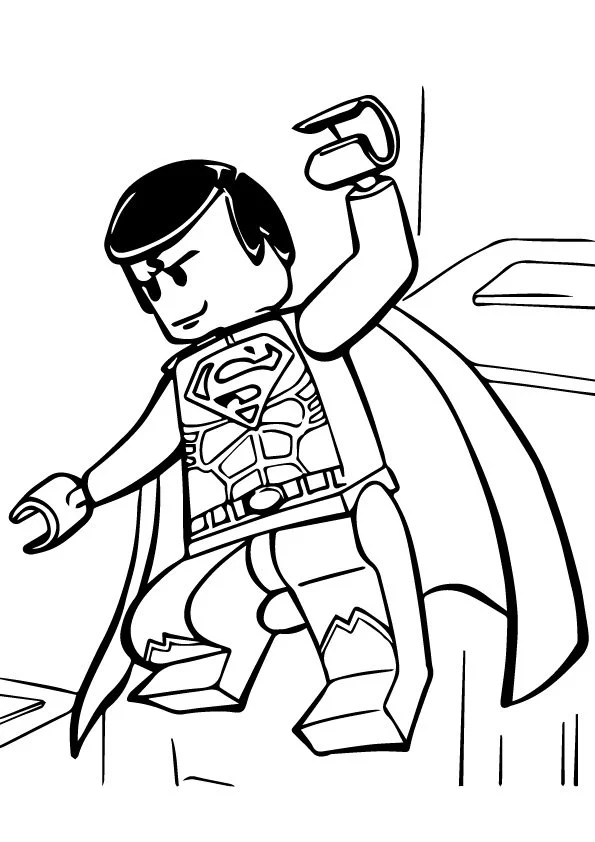 Desenhos de Superman Para Colorir 7