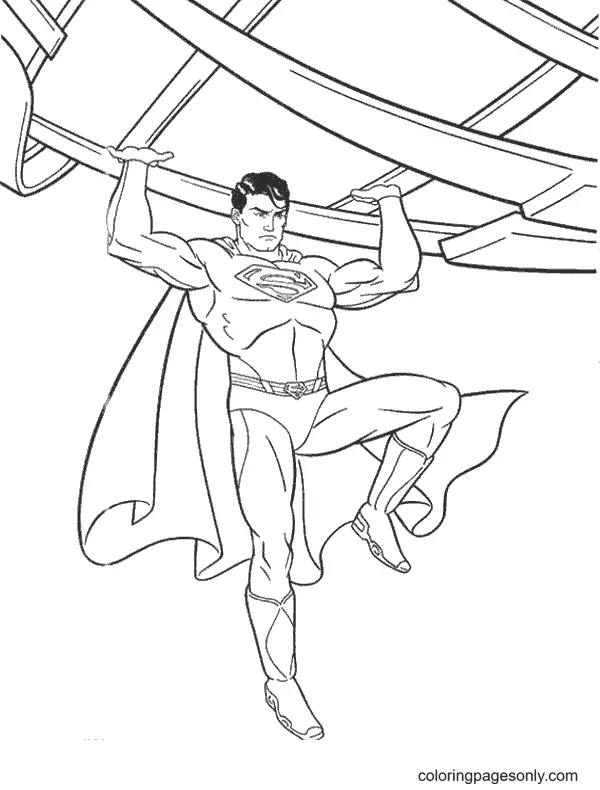 Superman Para Colorear 71