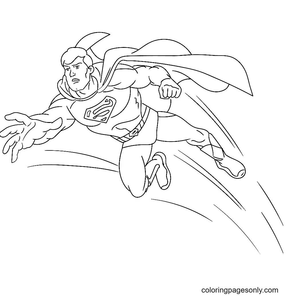 Desenhos de Superman Para Colorir 89