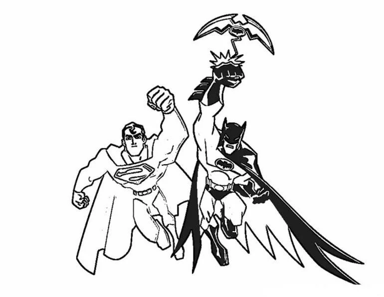 Desenhos de Superman Para Colorir 9
