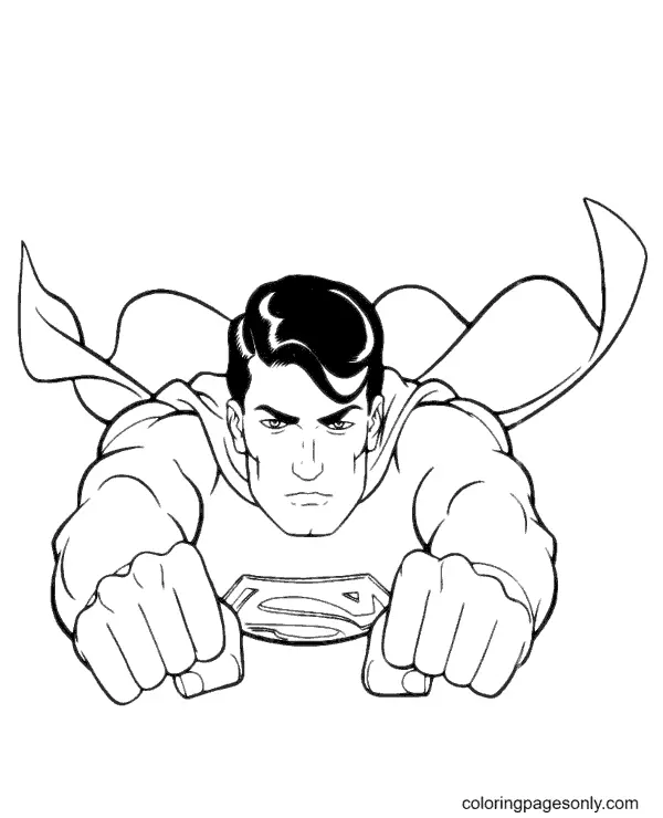 Superman Coloring Pages