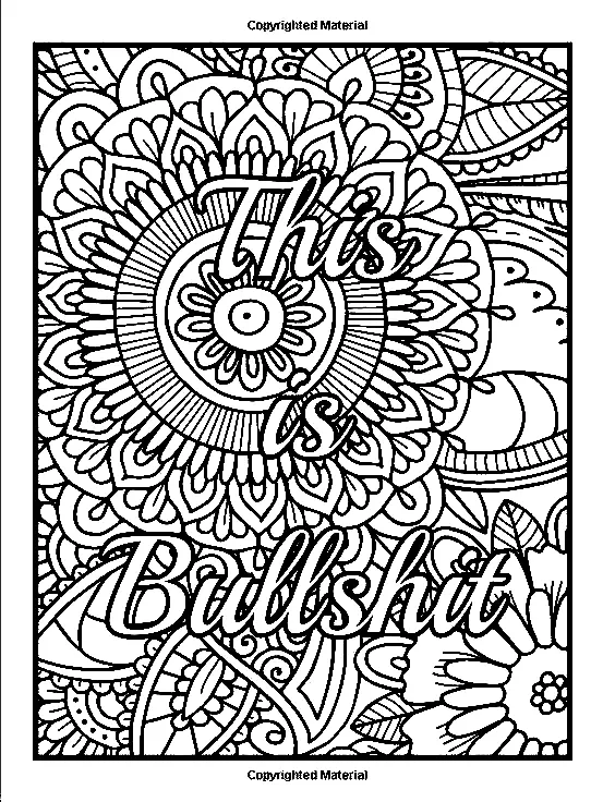 Ausmalbilder Schimpfwörter 67