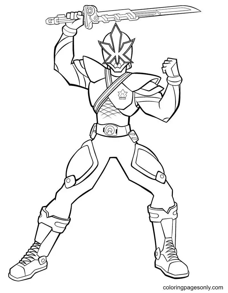 Desenhos de Espada Para Colorir 13