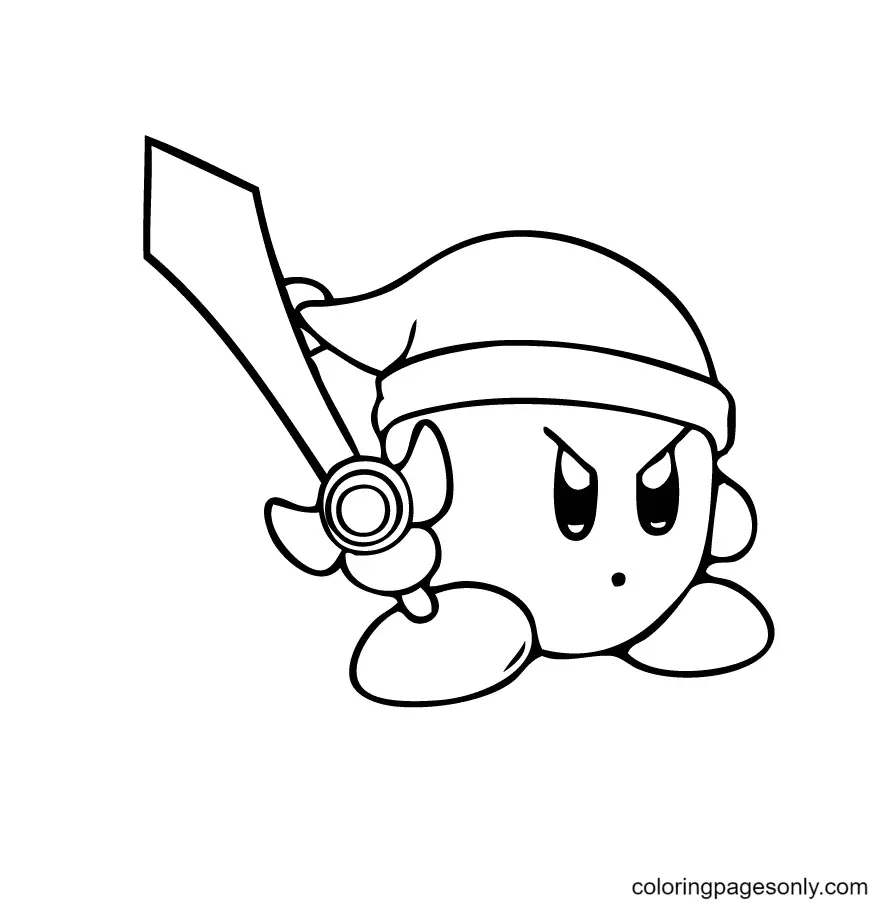 Desenhos de Espada Para Colorir 16