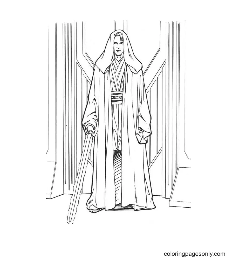 Desenhos de Espada Para Colorir 23