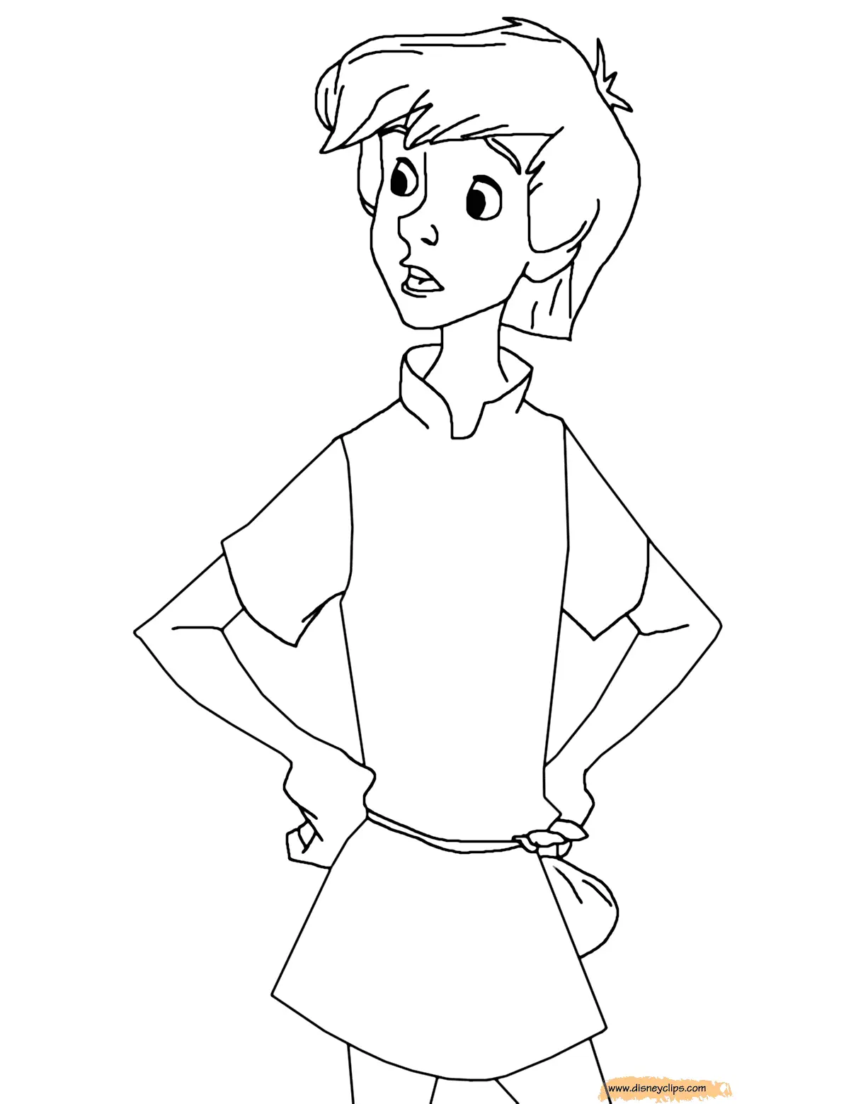 Desenhos de Espada Na Pedra Para Colorir 24