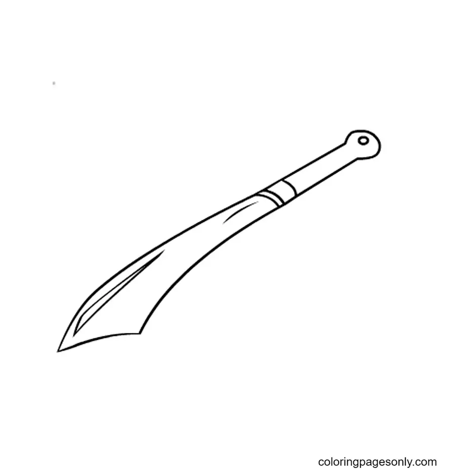 Desenhos de Espada Na Pedra Para Colorir 54