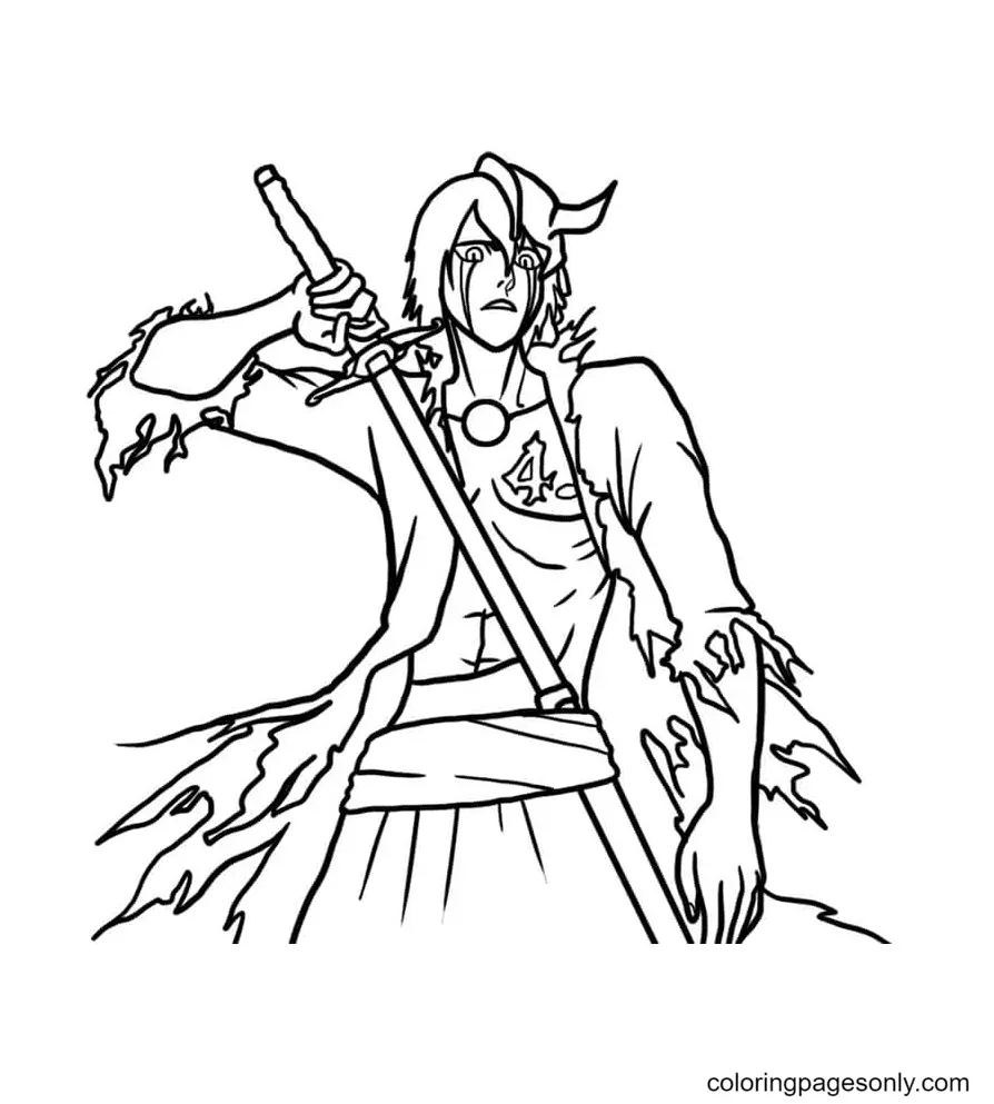 Desenhos de Espada Na Pedra Para Colorir 61
