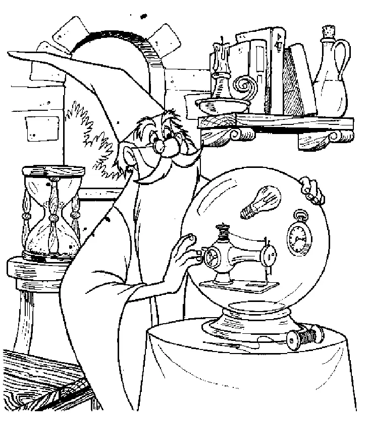 Desenhos de Espada Na Pedra Para Colorir 8